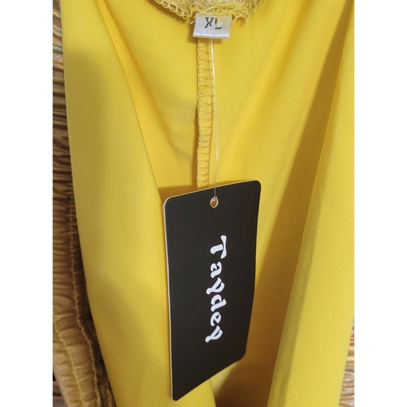 Tayday Women's Gold Holographic Running Shorts XL Drawstring - Picture 7 of 7